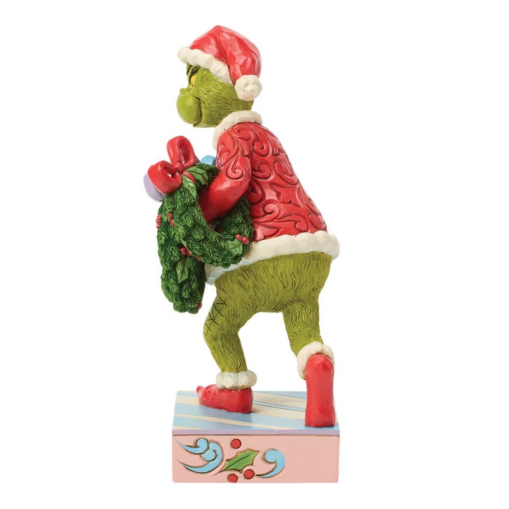 Figurine: The Grinch Stealing Wreaths