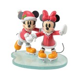 Figurine:  Mickey and Minnie Mouse - Skating