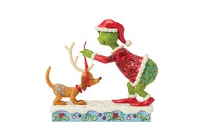 Figurine: The Grinch Tying Antlers on Max
