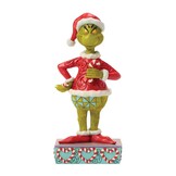 Figurine: The Grinch with Broken Candy Cane