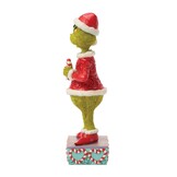 Figurine: The Grinch with Broken Candy Cane
