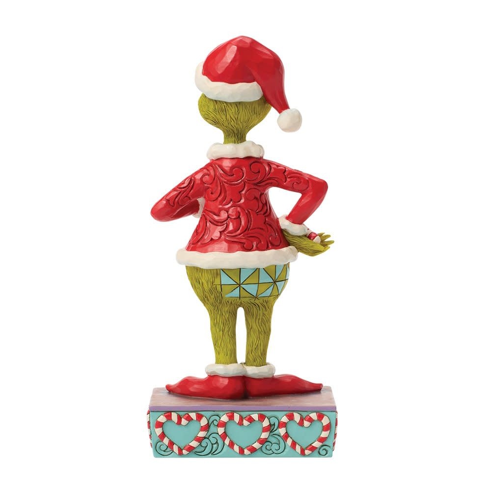 Figurine: The Grinch with Broken Candy Cane