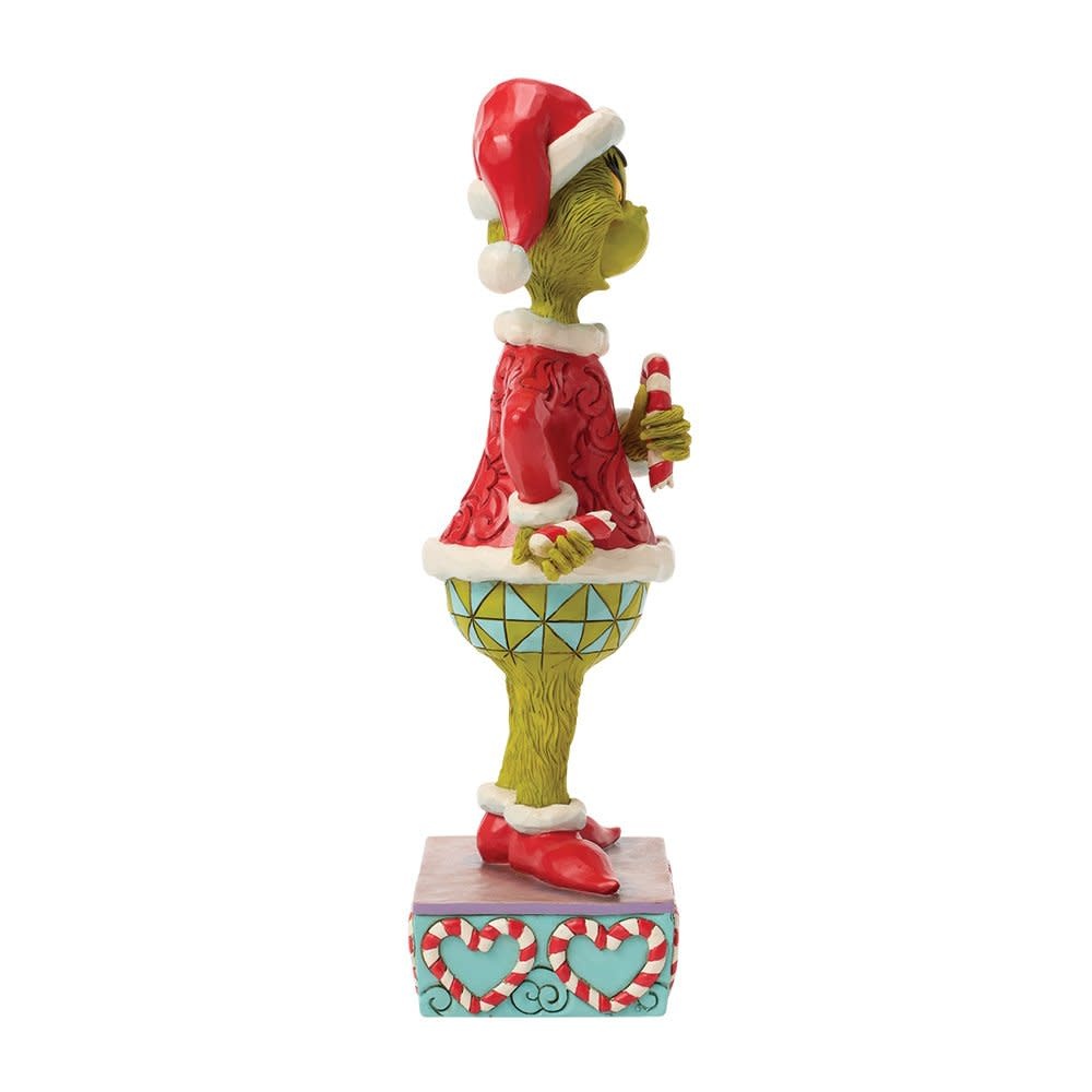 Figurine: The Grinch with Broken Candy Cane