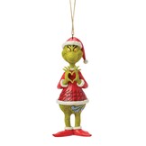 Ornament: The Grinch with Heart Hands Hanging Ornament