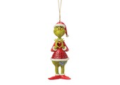 Ornament: The Grinch with Heart Hands Hanging Ornament