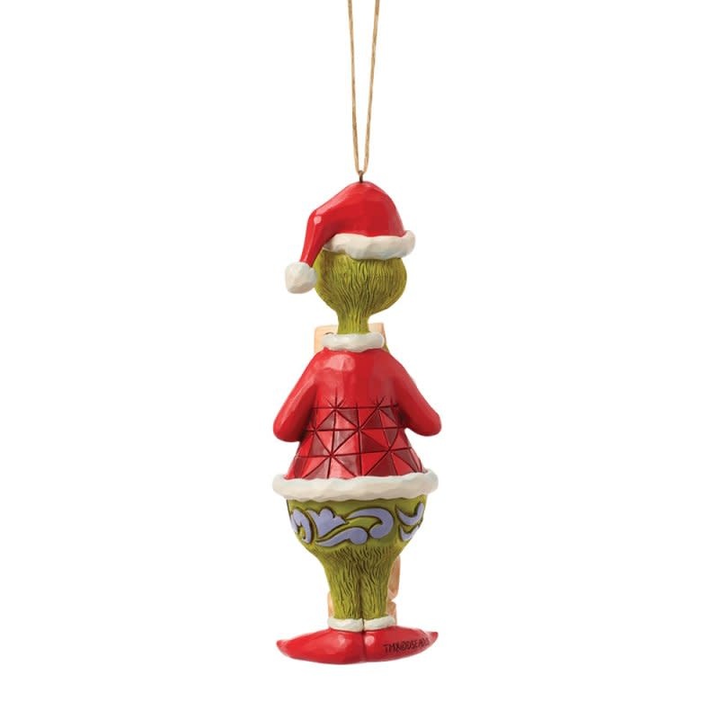 Hanging Ornament: The Grinch - with Lists