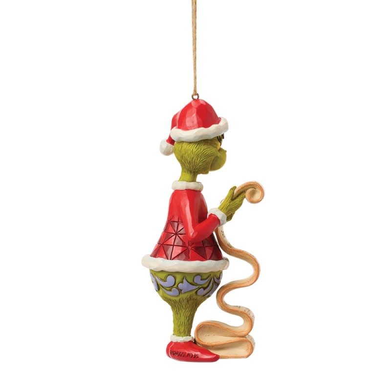 Hanging Ornament: The Grinch - with Lists