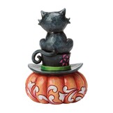 Figurine: Black Cat on Top Hat