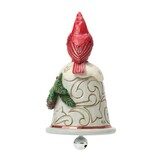 Figurine: Cardinal Perched on a Bell
