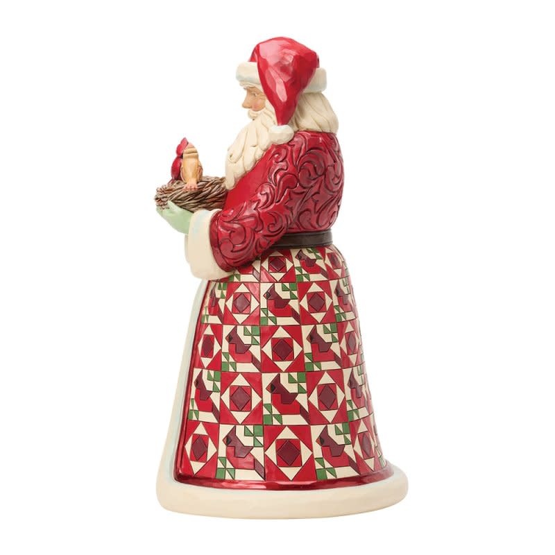 Figurine: Collectors Edition Santa With Birds Nest