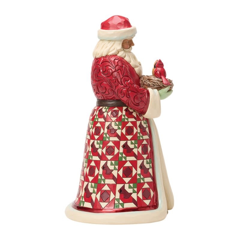 Figurine: Collectors Edition Santa With Birds Nest