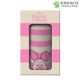 Kaars: Piglet-White and Pink Striped LED Candle