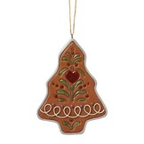 Hanging Ornament: Gingerbread Cookie Cutter Santa