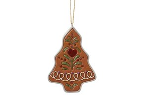 Hanging Ornament: Gingerbread Cookie Cutter Santa