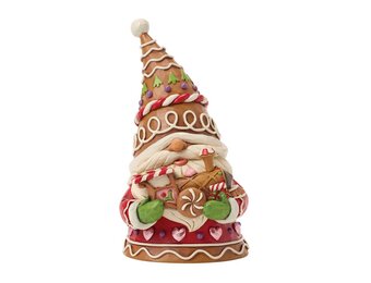 Figurine: Gingerbread Gnome With Train Figurine