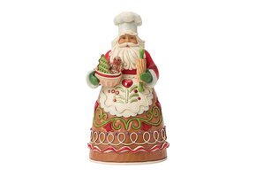 Figurine: Gingerbread Pastry Chef Santa