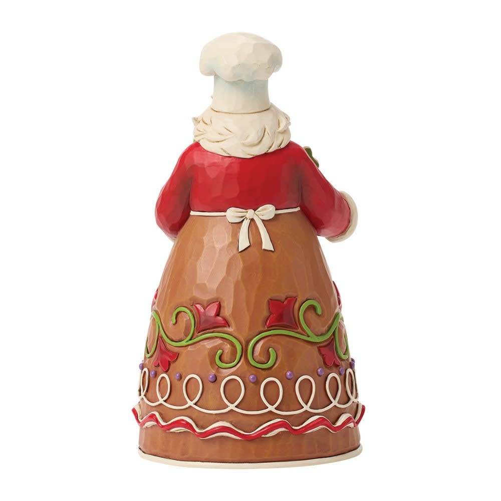 Figurine: Gingerbread Pastry Chef Santa Figurine
