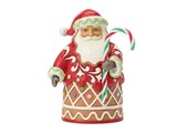 Figurine: Gingerbread Santa Candy Pane pint.