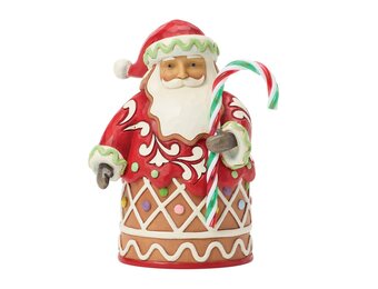 Figurine: Gingerbread Santa Candy Pane pint.