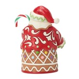 Figurine: Gingerbread Santa Candy Pane pint.