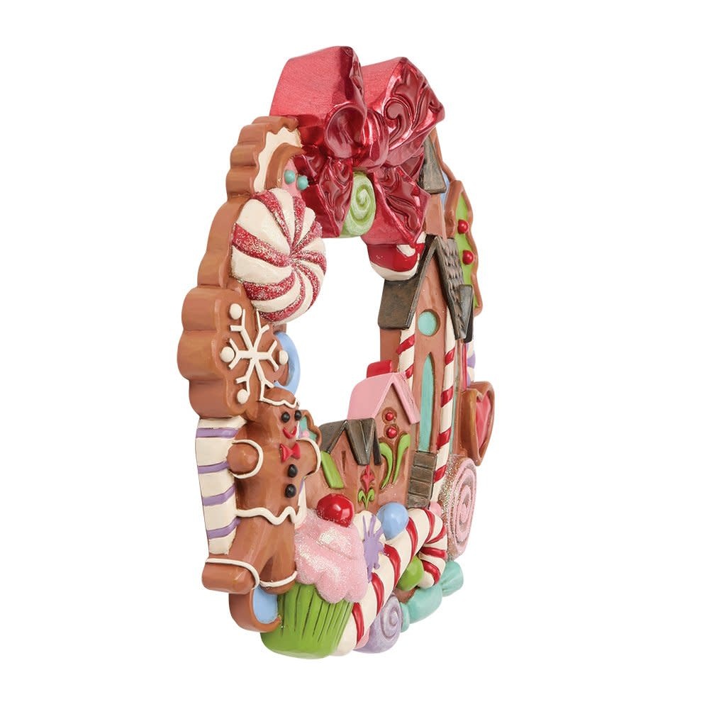 Figurine: Gingerbread Wall Hanging Wreath