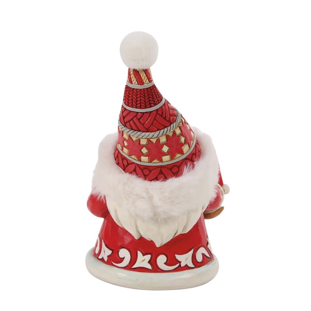 Gnome Figurine -  Hugging a Cute Puppy