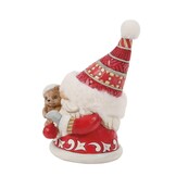 Figurine: Gnome Hugging a Cute Puppy