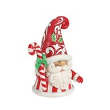 Figurine: Gnome With Large Candy Cane.