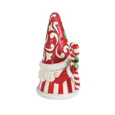 Figurine: Gnome With Large Candy Cane.