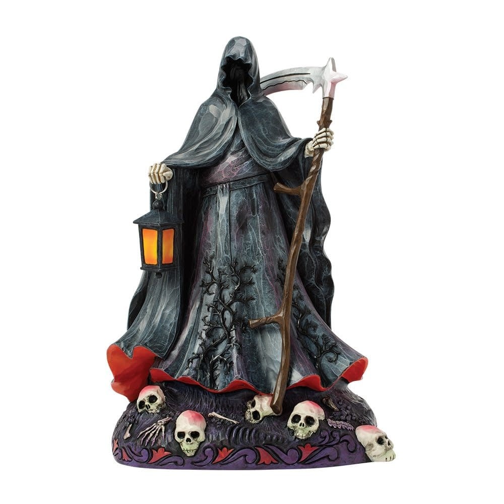 Figurine: Grim Reaper With LED Glow