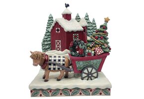 Figurine: Highland Glen Barn Scene