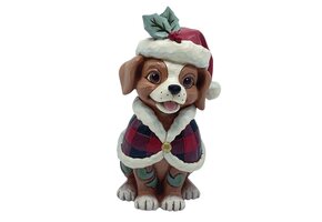 Figurine: Highland Glen Dog with Cape & Hat