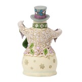 Figurine: Purple Snowman Figurine by Heartwood Creek