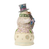 Figurine: Purple Snowman Figurine by Heartwood Creek