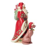 Figurine: Highland Glen Santa with Dog Figurine by Heartwood Creek