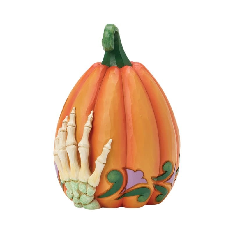 Figurine: Jack-o-lantern Skeleton LED Figurine by Heartwood Creek