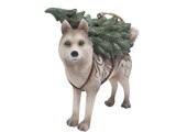 Ornament: Husky Dog Hanging Ornament By Heartwood Creek