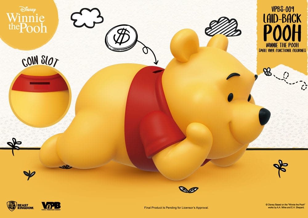 Spaarpot: Winnie The Pooh - Laid Back 17 cm