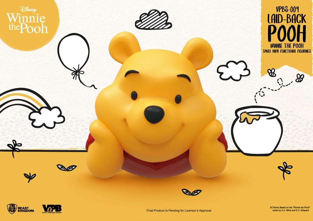 Spaarpot: Winnie The Pooh _ Small Vinyl Bank laid-back Winnie 17 cm
