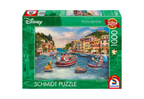 Puzzel:Mickey en Minnie - in Italië, 1000 stukjes