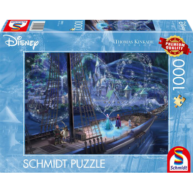 Puzzel: Frozen  - liefde en magie, 1000 stukjes