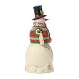 Figurine: Snowman with Christmas Sign