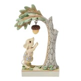 Figurine: Mouse with Acorn - White Woodland
