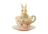 Mini Figurine:  Bunny in Teacup