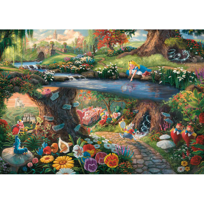 Puzzel: Alice in Wonderland - 1000 stukjes
