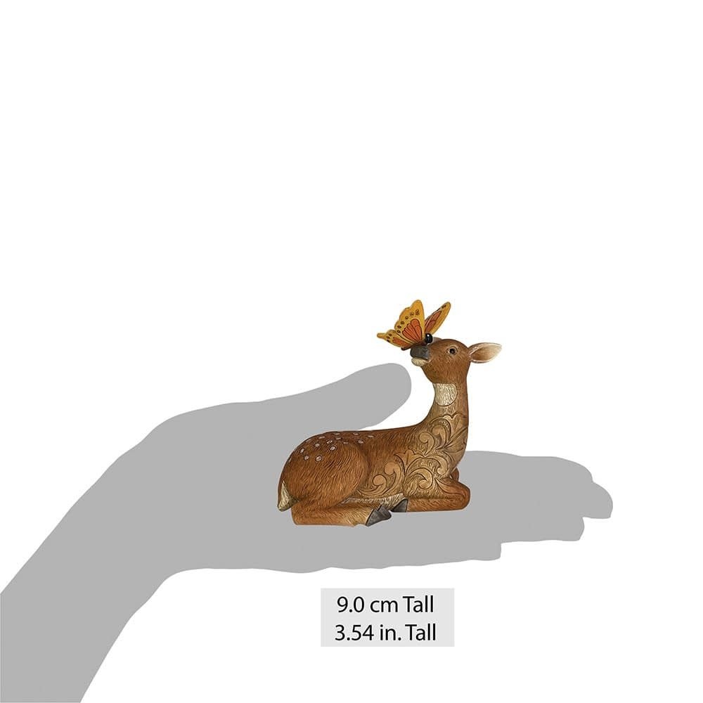 Figurine: Deer with Butterfly