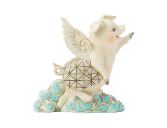 Figurine: Flying Pig Mini Figurine