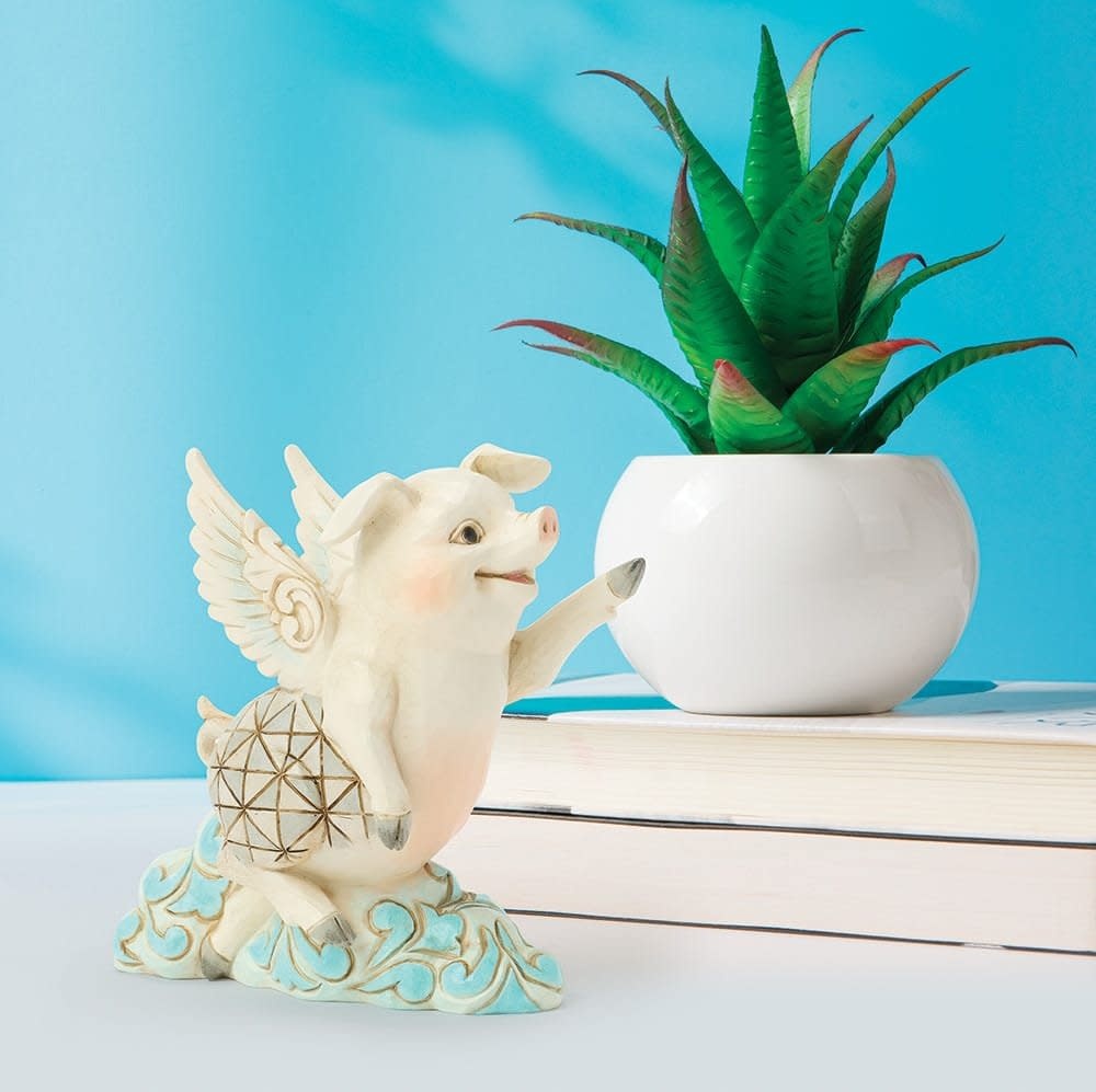 Figurine: Flying Pig Mini Figurine