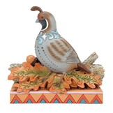 Figurine Shades of Fall (Quail on Leaves)
