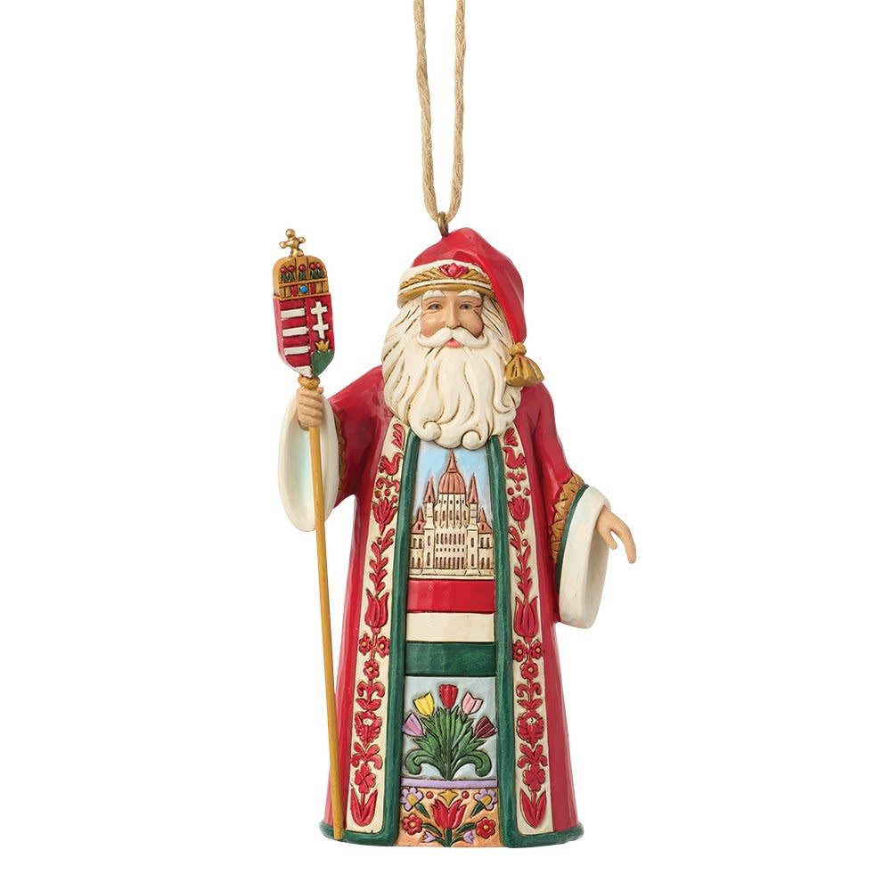Ornament: Hungary Santa Hanging Ornament by Heartwood Creek